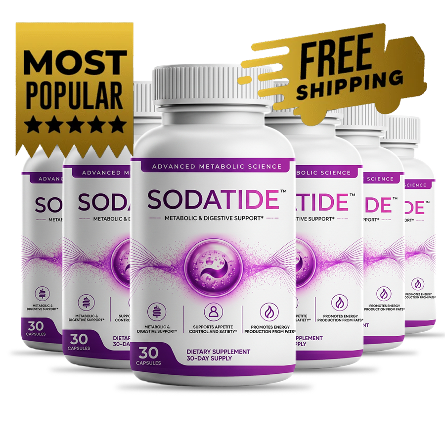 SodaTide 6 bottles